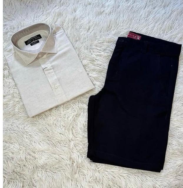 Conjunto Masculino Camisa e Bermuda