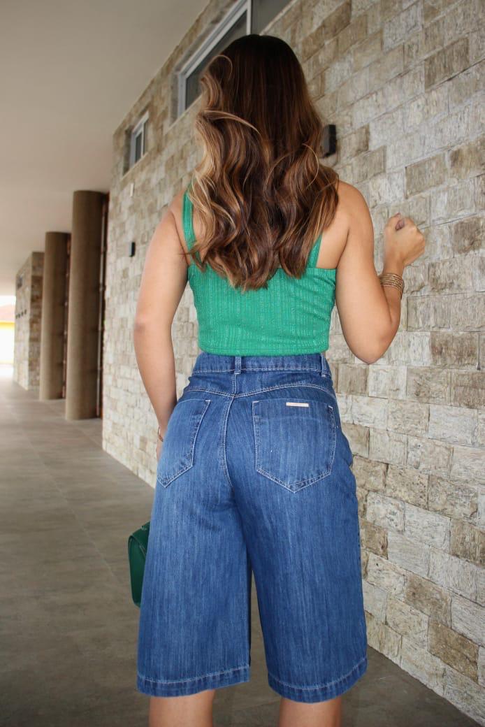 Bermuda Jeans Feminina
